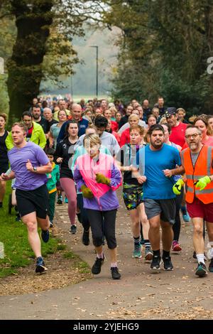 Il parco di Southampton si svolge ogni sabato mattina sul Southampton Common Foto Stock