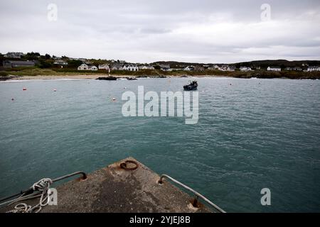 molo di portnablagh, contea di donegal, repubblica d'irlanda Foto Stock