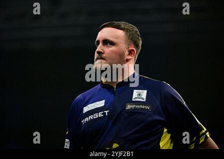 WV Active, Aldersley, Wolverhampton, Regno Unito. 14 novembre 2024. 2024 PDC Grand Slam of Darts, giorno 6; Luke Littler Credit: Action Plus Sports/Alamy Live News Foto Stock