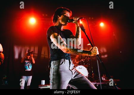 Milano, JXDN si esibisce in concerto durante il When the Music Stops Tour alla Santeria Toscana 31. Nella foto: JXDN Foto Stock