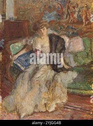 Pierre Bonnard (Fontenay-aux-Roses, 1867-Le Cannet, 1947). Misia Godebska (1908). Olio su tela. 147,5 x 114,5 cm. Museo: Museo Nacional Thyssen-Bornemisza, Madrid. Foto Stock