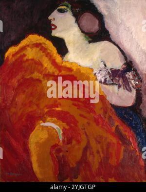 "Red Dancer". Francia, 1907. Dimensioni: 99,7x81 cm. Museo: Eremitaggio di Stato, San Pietroburgo. Autore: Theodorus Marie van Dongen (dit Kees van Dongen). Foto Stock