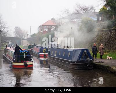 Marple è una piccola città all'interno del Metropolitan Borough di Stockport, nella Greater Manchester, Inghilterra. Si trova sul fiume Goyt 9 miglia a sud-est di Manchester, 9 miglia a nord di Macclesfield e 4 miglia a sud-est di Stockport. Foto Stock