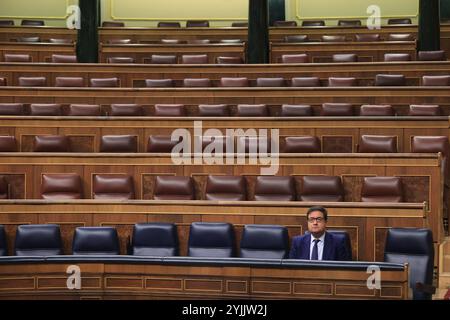 Madrid, 30/10/2024. Congresso dei deputati. Sessione completa di controllo del governo. La sessione di controllo è sospesa a causa del DANA. Foto: Jaime García. ARCHDC. Crediti: Album / Archivo ABC / Jaime García Foto Stock