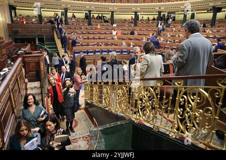 Madrid, 30/10/2024. Congresso dei deputati. Sessione completa di controllo del governo. La sessione di controllo è sospesa a causa del DANA. Foto: Jaime García. ARCHDC. Crediti: Album / Archivo ABC / Jaime García Foto Stock