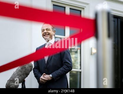 L'AIA - Barry Madlener, ministro delle infrastrutture e della gestione delle risorse idriche, arriva al Catshuis per il consiglio dei ministri. ANP REMKO DE WAAL paesi bassi - uscita belgio Foto Stock