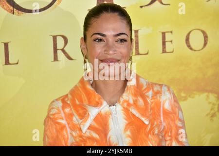 Roma, Lazio. 15 novembre 2024. Elodie durante il Photocall Movie Mufasa il re leone a Roma, Italia, 15 novembre 2024 crediti: massimo insabato/Alamy Live News Foto Stock