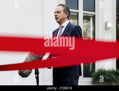 L'AIA - Barry Madlener, ministro delle infrastrutture e della gestione delle risorse idriche, arriva al Catshuis per il consiglio dei ministri. ANP REMKO DE WAAL paesi bassi - uscita belgio Foto Stock