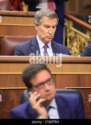 Madrid, 30/10/2024. Congresso dei deputati. Sessione completa di controllo del governo. La sessione di controllo è sospesa a causa del DANA. Foto: Jaime García. ARCHDC. Crediti: Album / Archivo ABC / Jaime García Foto Stock