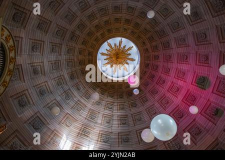 Chiesa della Cupola della Trinità (Trefaldighetskyrkan), nota anche come Chiesa tedesca (Tyska kyrkan), a Karlskrona, Blekinge län, Svezia. Foto Stock