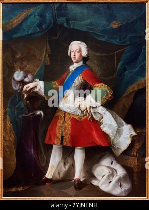 Il principe Charles Edward Stuart,. 'Bonnie Prince Charlie', 1720-1788, 1738, di Louis Gabriel Blanchet, National Portrait Gallery, Londra, Regno Unito. Foto Stock