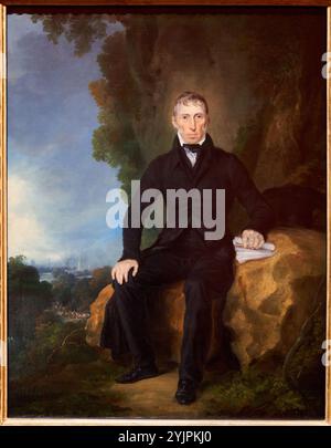 John Loudon McAdam, (1756-1836), circa 1830, di un artista sconosciuto, National Portrait Gallery, Londra, Regno Unito. Foto Stock