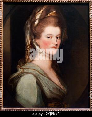 Elizabeth Craven (nata Berkeley), Margravia di Brandeburgo-Ansbach-Bayreuth (1750-1828), circa 1780-1783, di Ozias Humphrey, National Portrait Gallery, Londra, REGNO UNITO. Foto Stock