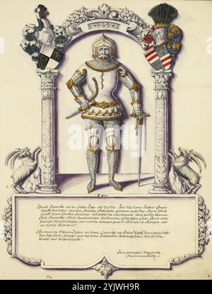 Danncko Hohenzollern; Cronaca della famiglia Hohenzollern, circa 1572. Foto Stock