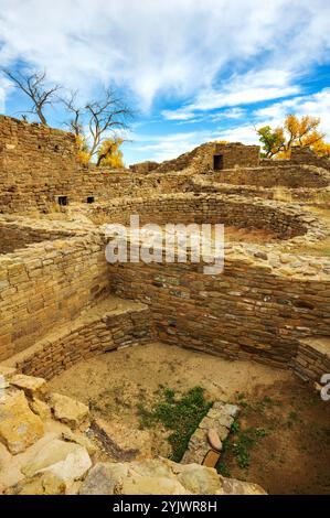 Aztek West; Aztek Ruins National Monument; Aztec; New Mexico; USA Foto Stock