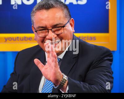 Lima, Perù. 15 novembre 2024. Juan José Santiváñez, Ministro degli interni peruviano, alla settimana APEC Perù 2024 dei leader economici (AELW). La cooperazione economica Asia-Pacifico (APEC), istituita nel novembre 1989, è un forum economico composto da 21 economie Asia-Pacifico, considerata la regione più dinamica del mondo. Credito: Fotoholica Press Agency/Alamy Live News Foto Stock