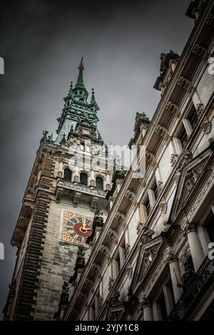 Rathaus Das Rathaus in Hamburg, Deutschland *** Municipio il Municipio di Amburgo, Germania Copyright: XNikolaixKislichkox 6M6A8795 Foto Stock