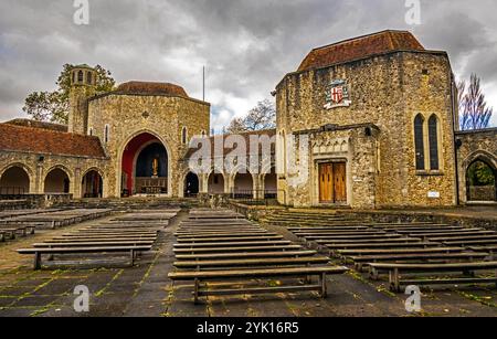 I Frati - Aylesford Priory, Maidstone. Kent Foto Stock