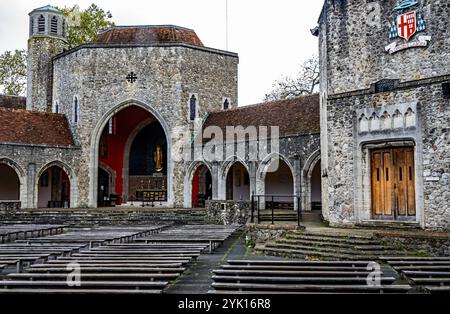 I Frati - Aylesford Priory, Maidstone. Kent Foto Stock