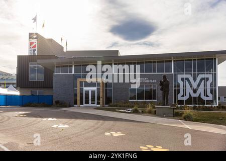 BOZEMAN, MT -12 NOVEMBRE 2024- Vista del Bobcat Athletic Complex nel campus della Montana State University di Bozeman, sede dei Bobcats. MSU sì Foto Stock