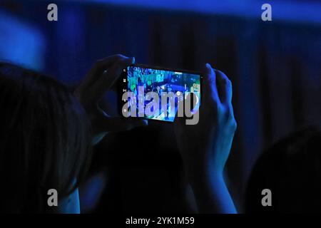 Malaga, Malaga, Spagna. 16 novembre 2024. Impressioni, prima della presentazione della squadra durante le finali della Billie Jean King Cup 2024 - Womens Tennis (immagine di credito: © Mathias Schulz/ZUMA Press Wire) SOLO PER USO EDITORIALE! Non per USO commerciale! Foto Stock