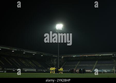 Sittard, Paesi Bassi. 16 novembre 2024. Sittard, Paesi Bassi, 16 novembre 2024: * Durante la partita Azerion Vrouwen Eredivisie tra fortuna Sittard Vrouwen e Feyenoord Vrouwen al fortuna Sittard Stadion di Sittard, Paesi Bassi (Martin Pitsch/SPP) crediti: SPP Sport Press Photo. /Alamy Live News Foto Stock