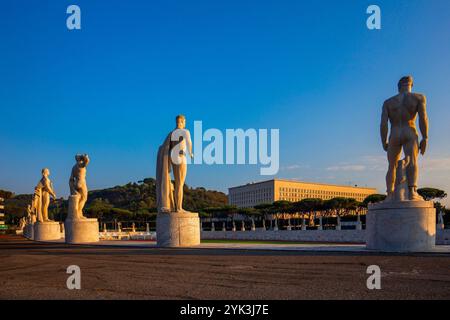 Stadio dei marmi, foro italico, Roma, Lazio, Italia Foto Stock