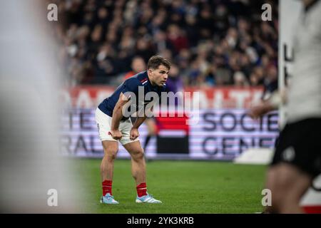 Saint Denis, Francia. 16 novembre 2024. Antoine Dupont durante il test match internazionale di rugby a 15 dell'Autumn Nations Series tra Francia e nuova Zelanda allo Stade de France di Saint-Denis, a nord di Parigi, in Francia, il 16 novembre 2024. Foto di Eliot Blondet/ABACAPRESS. COM credito: Abaca Press/Alamy Live News Foto Stock