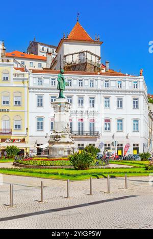 Piazza Portagem, Coimbra, distretto di Coimbra, regione Centro, Portogallo Foto Stock