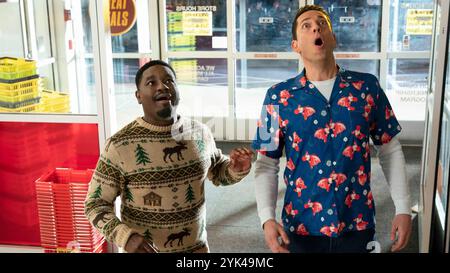 ZACHARY LEVI E LIL REL HOWERY IN HAROLD AND THE PURPLE CRAYON (2024), DIRETTO DA CARLOS SALDANHA. Crediti: Sony Pictures Animation / Sony Pictures / album Foto Stock