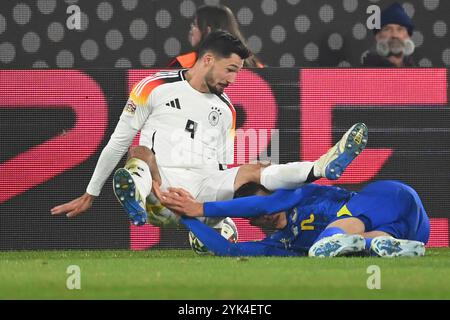 Friburgo, Germania. 16 novembre 2024. Tim KLEINDIENST (GER), azione, duelli, calcio UEFA Nations League Germania (GER) - Bosnia-Erzegovina (BIH) 7-0 su 16.10.2024 all'Europa Parks Stadion Freiburg, credito: dpa/Alamy Live News Foto Stock