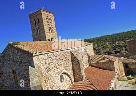 Chiesa di Santa Maria del Castillo, Buitrago del Lozoya, sito patrimonio nazionale, Madrid, Spagna, Europa Foto Stock