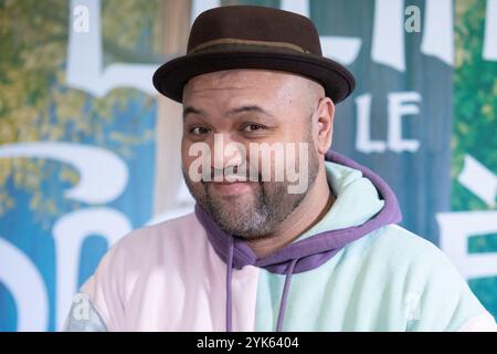 Parigi, Francia. 17 novembre 2024. Raphal Yem partecipa alla premiere Netflix Ellian et le Sortilege alla Cinematheque francese di Parigi, Francia, il 17 novembre 2024. Foto di Aurore Marechal/ABACAPRESS. COM credito: Abaca Press/Alamy Live News Foto Stock