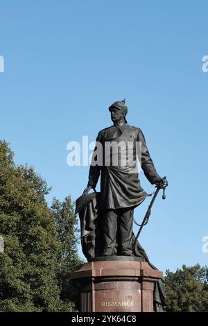 Bismarck National Monument presso la grande stella di Tiergarten, Berlino, Germania, Europa Foto Stock