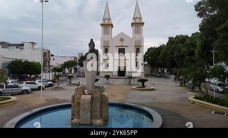 juazeiro, bahia, brasile - 14 novembre 2024: Veduta del Santuario della Cattedrale di nostra Signora delle Grotte nella città di Juazeiro. Foto Stock