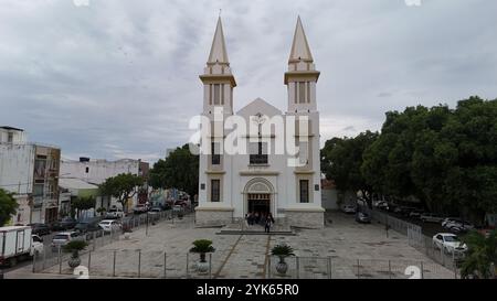 juazeiro, bahia, brasile - 14 novembre 2024: Veduta del Santuario della Cattedrale di nostra Signora delle Grotte nella città di Juazeiro. Foto Stock