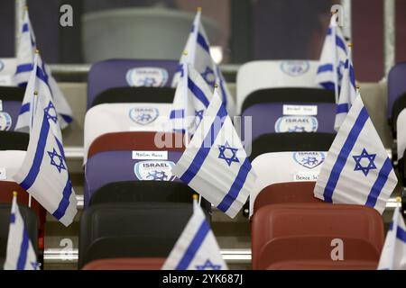 Budapest, Ungheria. 17 novembre 2024. Partita del 6° giorno della UEFA Nations League tra Israele e Belgio alla Bozsnik Arena di Budapest, Ungheria, il 17 novembre 2024. Foto: Matija Habljak/PIXSELL credito: Pixsell/Alamy Live News Foto Stock