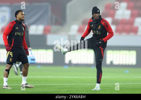 Budapest, Ungheria. 17 novembre 2024. Partita del 6° giorno della UEFA Nations League tra Israele e Belgio alla Bozsnik Arena di Budapest, Ungheria, il 17 novembre 2024. Foto: Matija Habljak/PIXSELL credito: Pixsell/Alamy Live News Foto Stock