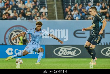 NEW YORK, NY, USA - 18 SETTEMBRE 2024 - Vista generale della partita MLS tra Philadelphia Union e New York City FC. ***SOLO PER USO EDITORIALE*** Foto Stock