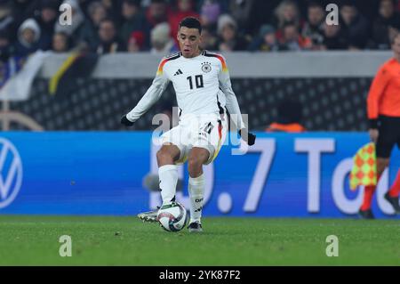 Friburgo, Germania. 16 novembre 2024. Fussball UEFA Nations League Deutschland - Bosnien-Herzegowina am 16.11.2024 im Europa-Park Stadion di Friburgo X regolamenti DFB vietano qualsiasi uso di fotografie come sequenze di immagini e/o quasi-video. Foto: Revierfoto credito: ddp media GmbH/Alamy Live News Foto Stock