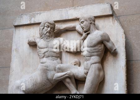 Il British Museum, nella zona di Bloomsbury a Londra, Regno Unito Foto Stock