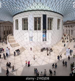 Il British Museum, nella zona di Bloomsbury a Londra, Regno Unito Foto Stock