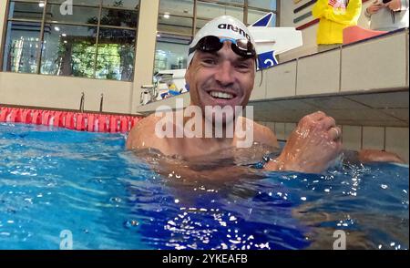 Belek, Turchia. 18 novembre 2024. Belgio Greg Van Avermaet nella foto durante un training camp organizzato dal Comitato olimpico belga BOIC-COIB a Belek, Turchia, lunedì 18 novembre 2024. Il campo si svolge dall'11 al 25 novembre. BELGA PHOTO ERIC LALMAND credito: Belga News Agency/Alamy Live News Foto Stock