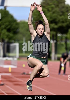 Belek, Turchia. 18 novembre 2024. L'atleta belga Noor Vidts, nella foto in azione durante un campo di allenamento organizzato dal Comitato olimpico belga BOIC-COIB a Belek, Turchia, lunedì 18 novembre 2024. Il campo si svolge dall'11 al 25 novembre. BELGA PHOTO ERIC LALMAND credito: Belga News Agency/Alamy Live News Foto Stock