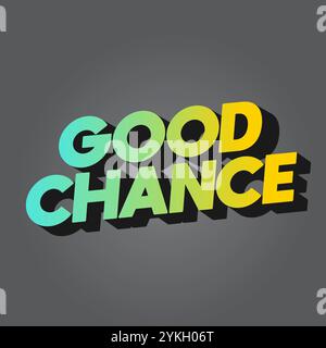 Buone possibilità di creare effetti di testo per gli annunci sui social media Illustrazione Vettoriale