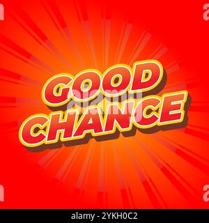 Buone possibilità di creare effetti di testo per gli annunci sui social media Illustrazione Vettoriale