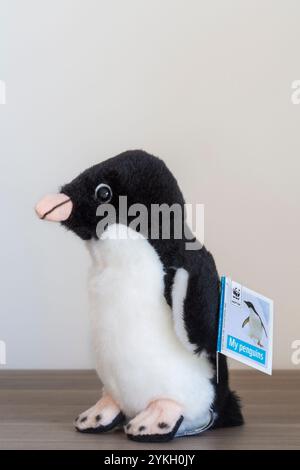 peluche dei pinguini Foto Stock