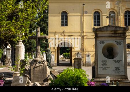 Roma, Italia - 29 maggio 2024: Cimitero monumentale Verano a Roma. Foto Stock