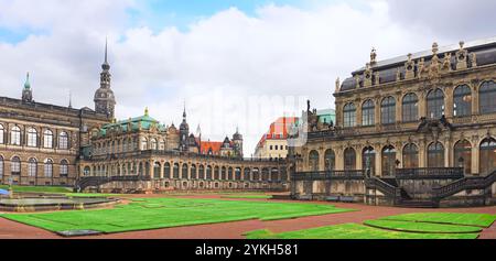 Palazzo Zwinger (der Dresdner Zwinger) a Dresda, Germania Foto Stock