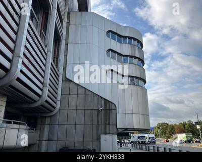 L'ICC (Internationales Congress Centrum) di Berlino. Messedamm, Westend, Charlottenburg-Wilmersdorf, Germania, Berlino. 5 ottobre 2023. Foto Stock